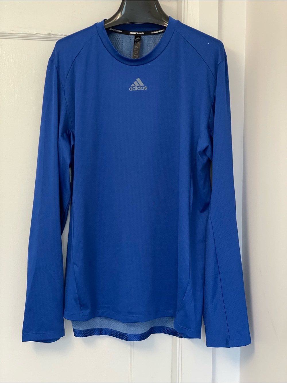 NWOT adidas Long Sleeve Crew Performance Tee - Blue